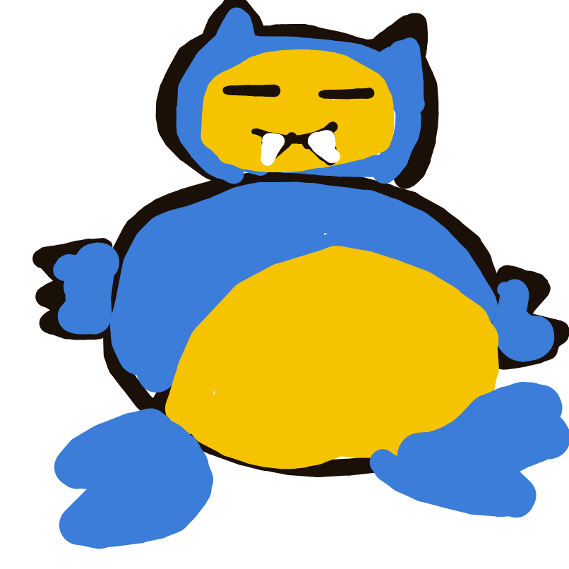 StealthStarmie580's drawing of Snorlax — Pokémon sketch on Sketchdex