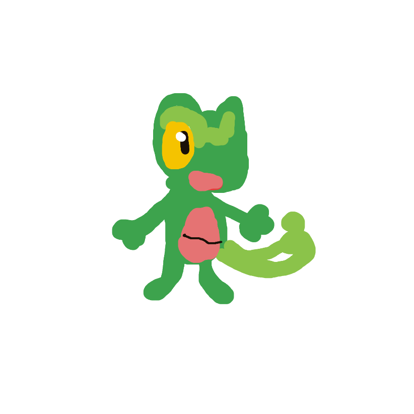 AlphaPorygon462's drawing of Treecko — Pokémon sketch on Sketchdex