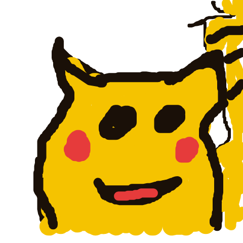 kazzeroo's drawing of Pikachu — Pokémon sketch on Sketchdex