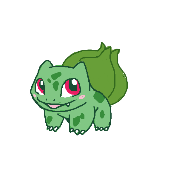 StarryCalamari's drawing of Bulbasaur — Pokémon fan art on Sketchdex