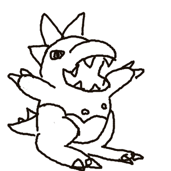 dorkitdoo's drawing of Croconaw — Pokémon sketch on Sketchdex