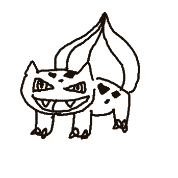 Bulbasaur drawing