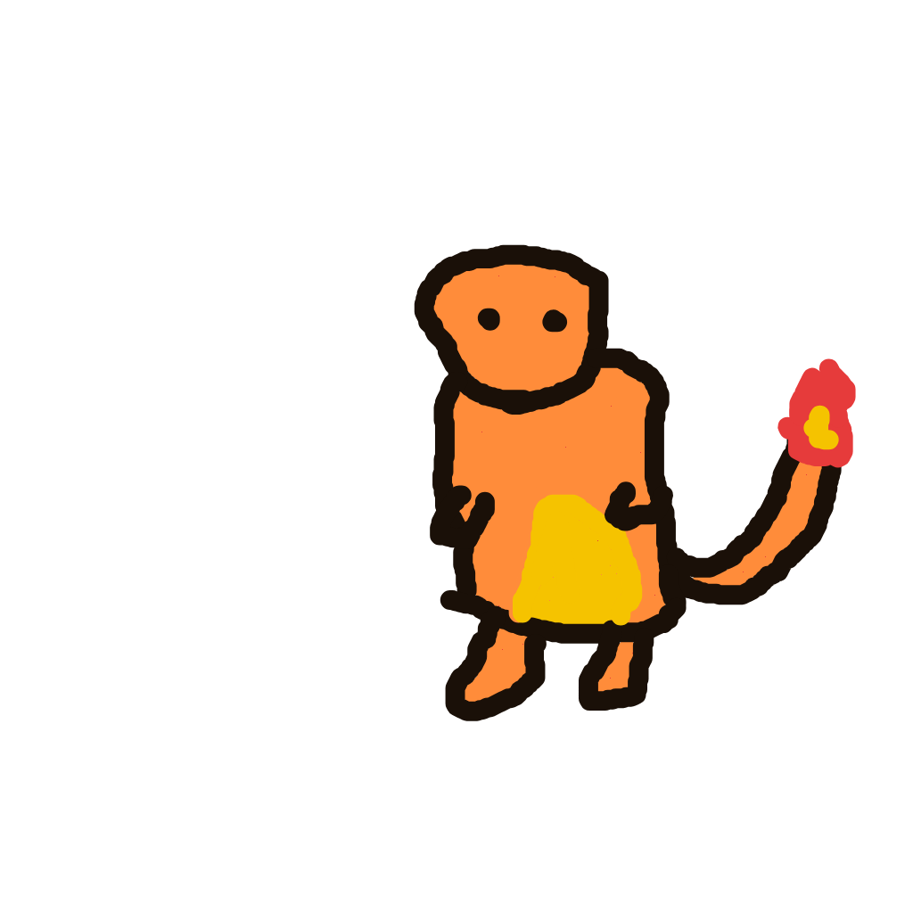 PsychicArcanine880's drawing of Charmander — Pokémon sketch on Sketchdex