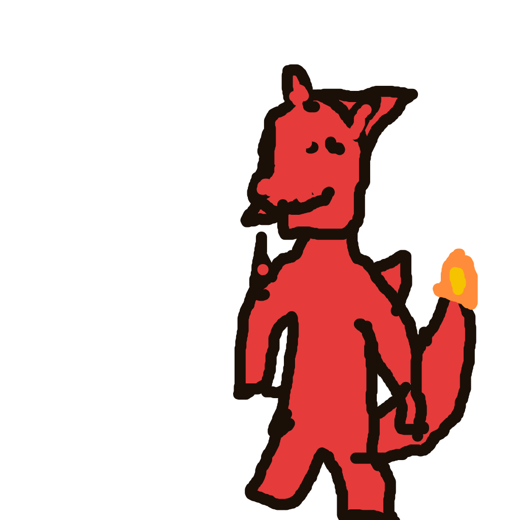 PsychicArcanine880's drawing of Charmeleon — Pokémon sketch on Sketchdex