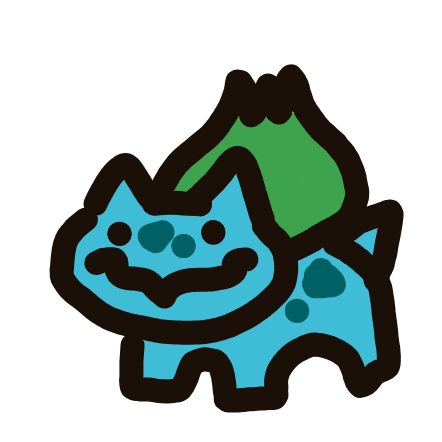 AncientKabutops389's drawing of Bulbasaur — Pokémon sketch on Sketchdex