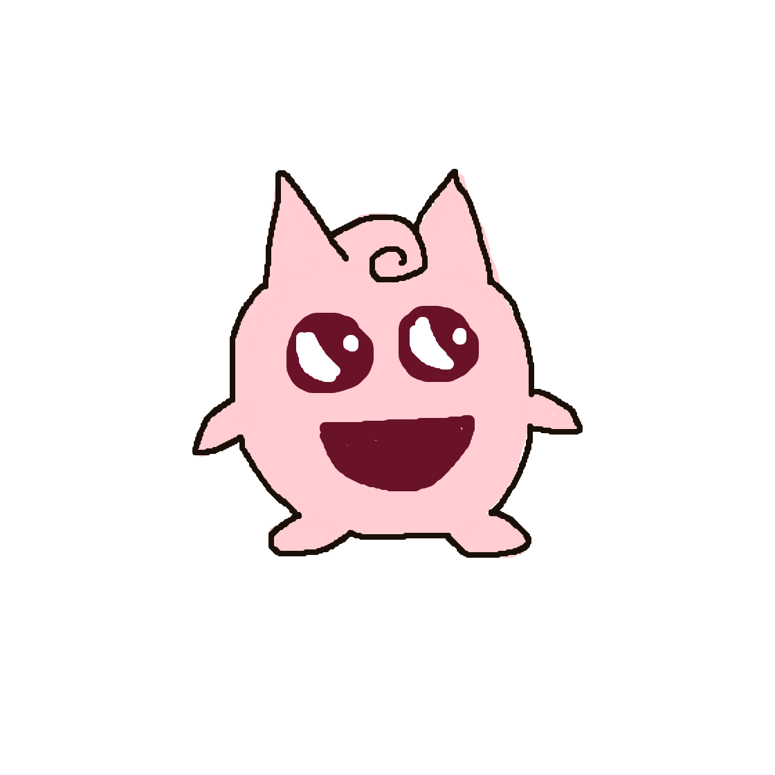 ShinyDitto951's drawing of Jigglypuff — Pokémon sketch on Sketchdex