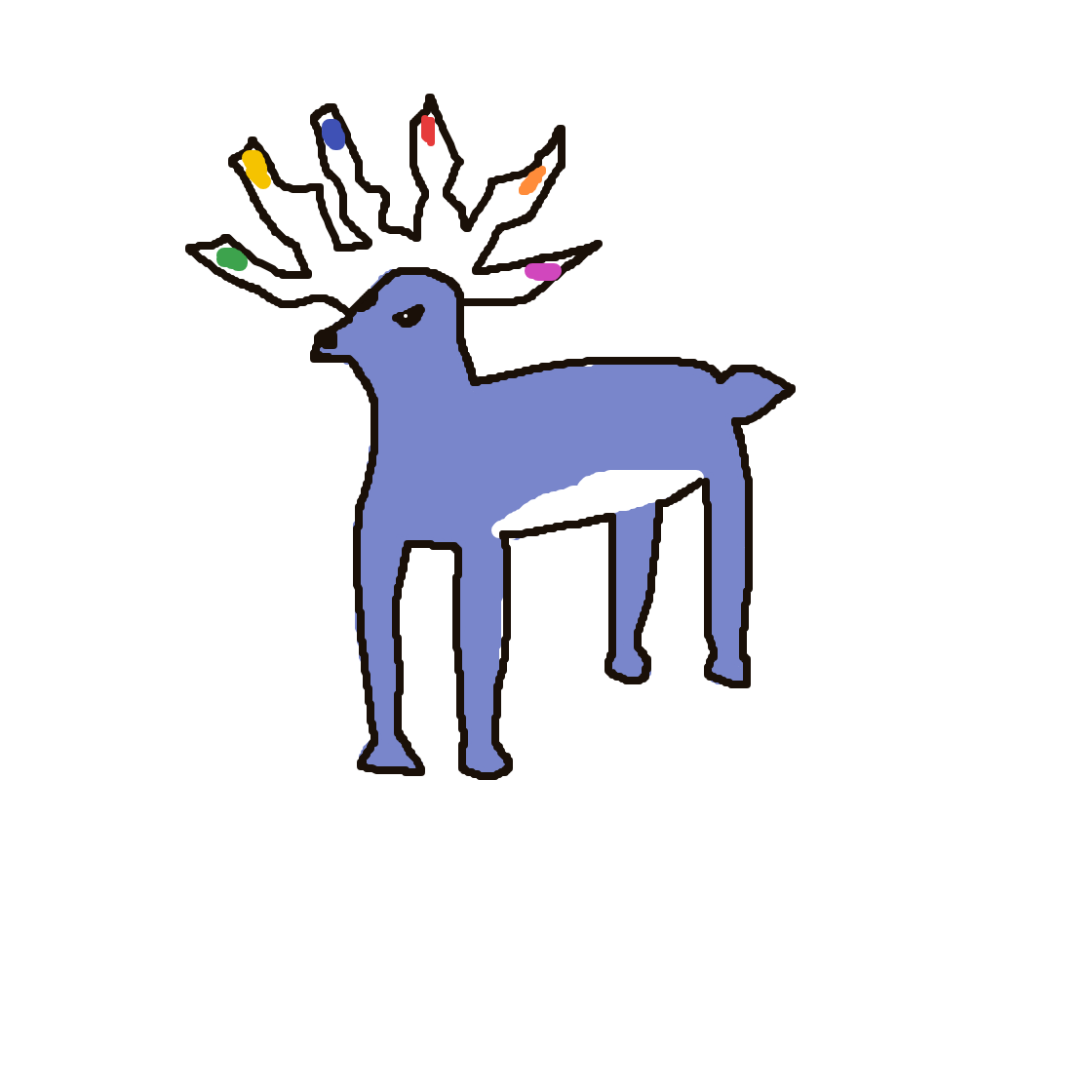 ShinyDitto951's drawing of Xerneas — best Pokémon fan art on Sketchdex