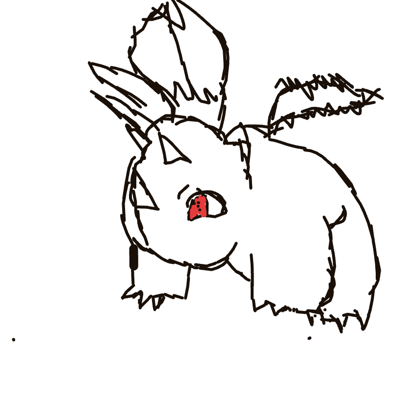 AstralDitto282's drawing of Ivysaur — Pokémon sketch on Sketchdex