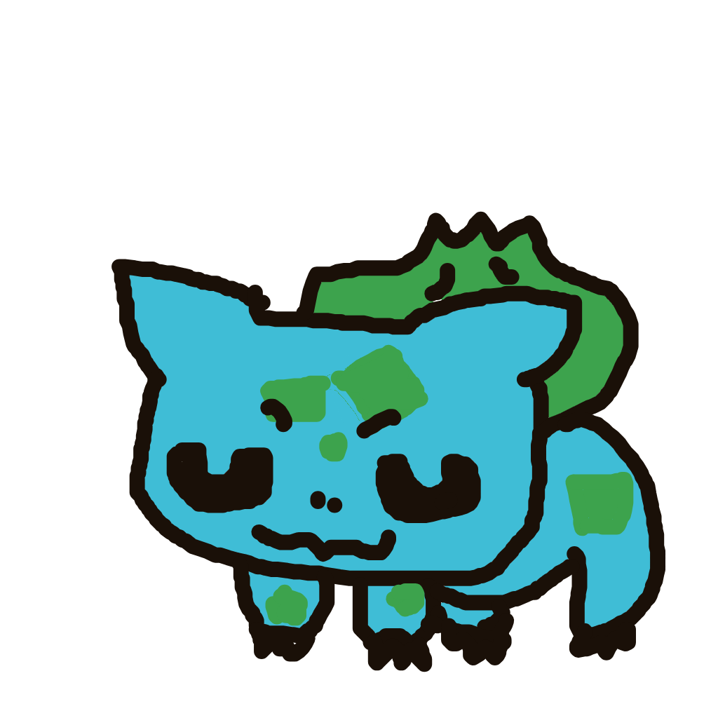 SolarChansey830's drawing of Bulbasaur — Pokémon sketch on Sketchdex