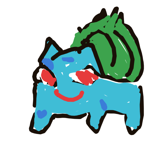 CosmicNinetales485's drawing of Bulbasaur — Pokémon sketch on Sketchdex