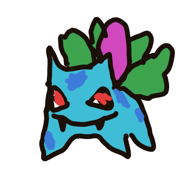 CosmicNinetales485's drawing of Ivysaur — Pokémon sketch on Sketchdex
