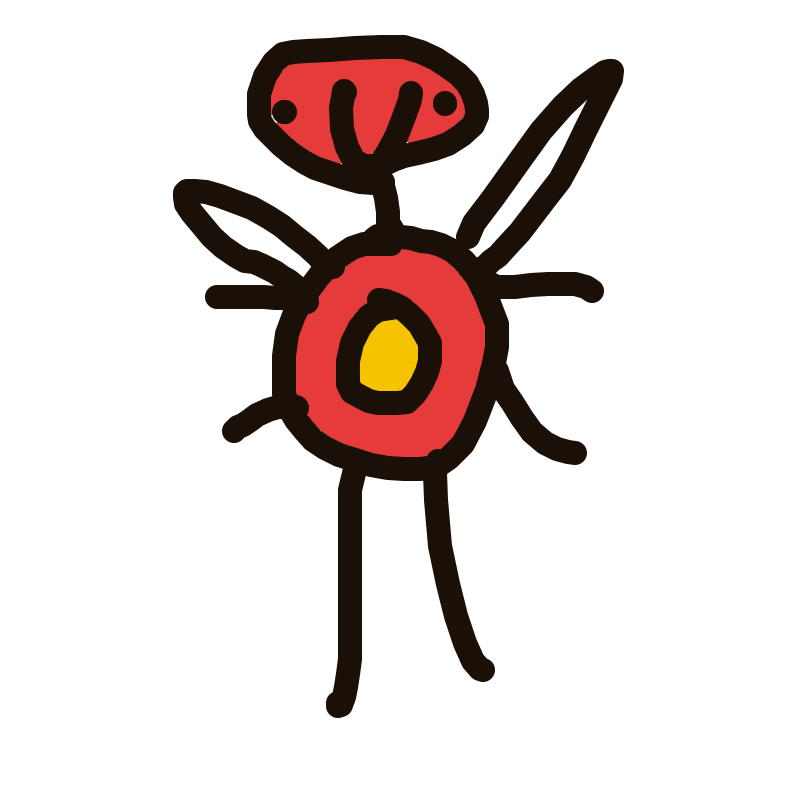 UltraMagneton435's drawing of Ledian — Pokémon sketch on Sketchdex