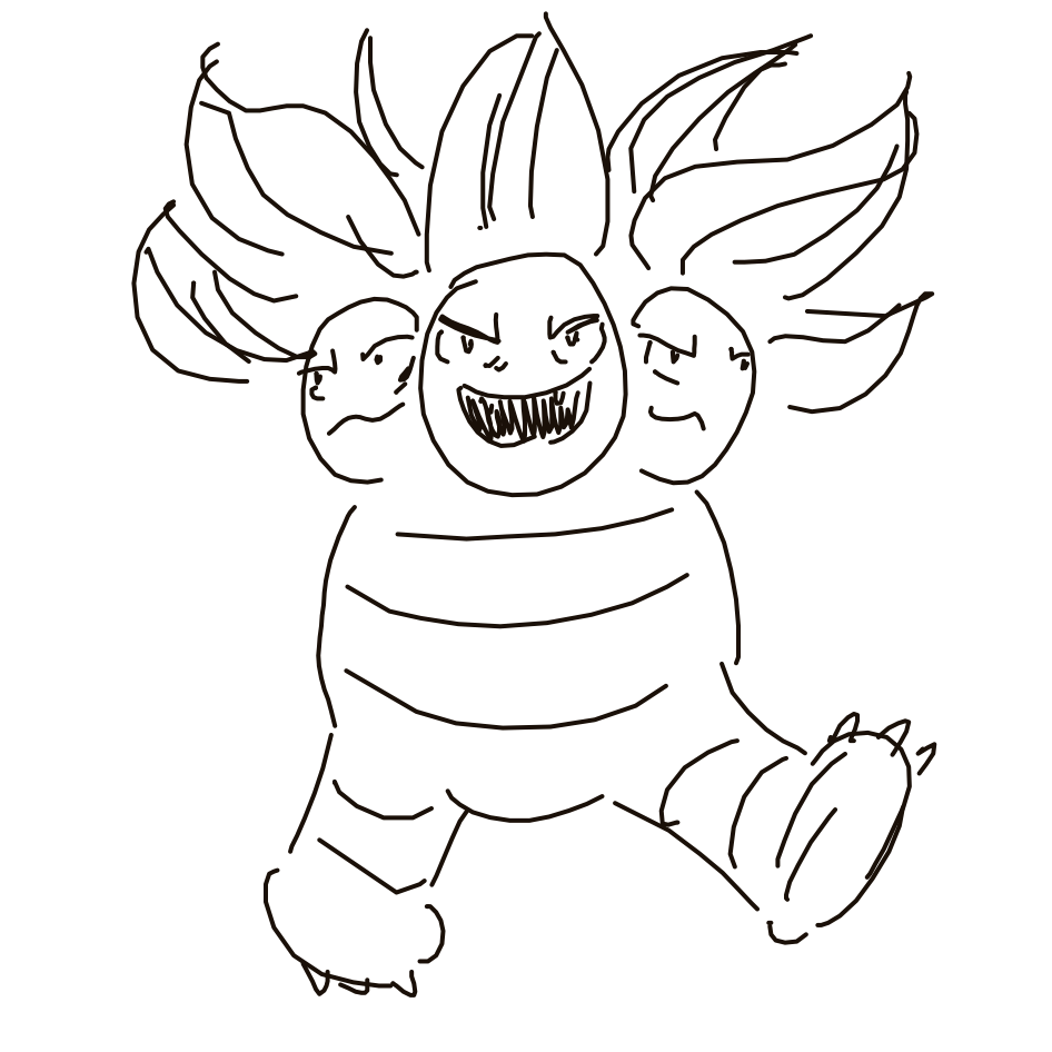 Kanjay's drawing of Exeggutor — Pokémon sketch on Sketchdex