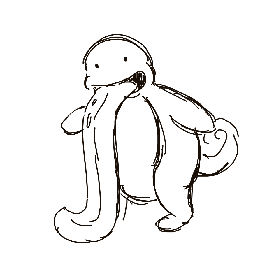 Kanjay's drawing of Lickitung — Pokémon sketch on Sketchdex