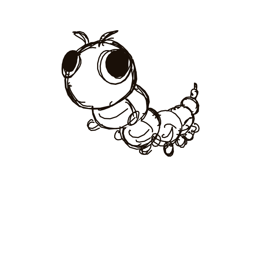 Kanjay's drawing of Caterpie — Pokémon sketch on Sketchdex