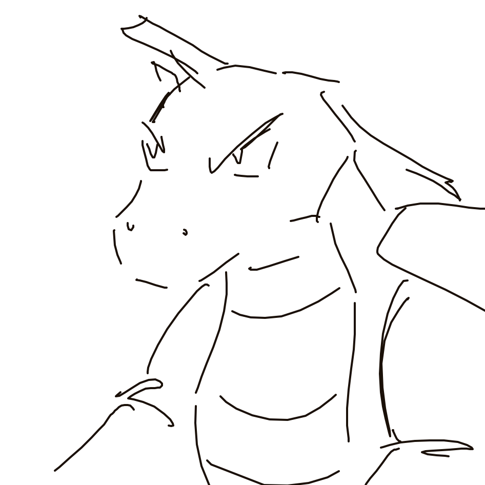 Kanjay's drawing of Rhydon — Pokémon sketch on Sketchdex