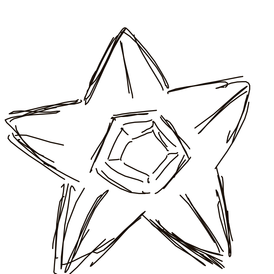 Kanjay's drawing of Staryu — Pokémon sketch on Sketchdex