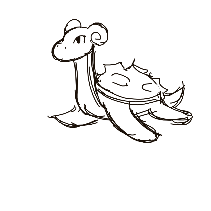 Kanjay's drawing of Lapras — Pokémon sketch on Sketchdex