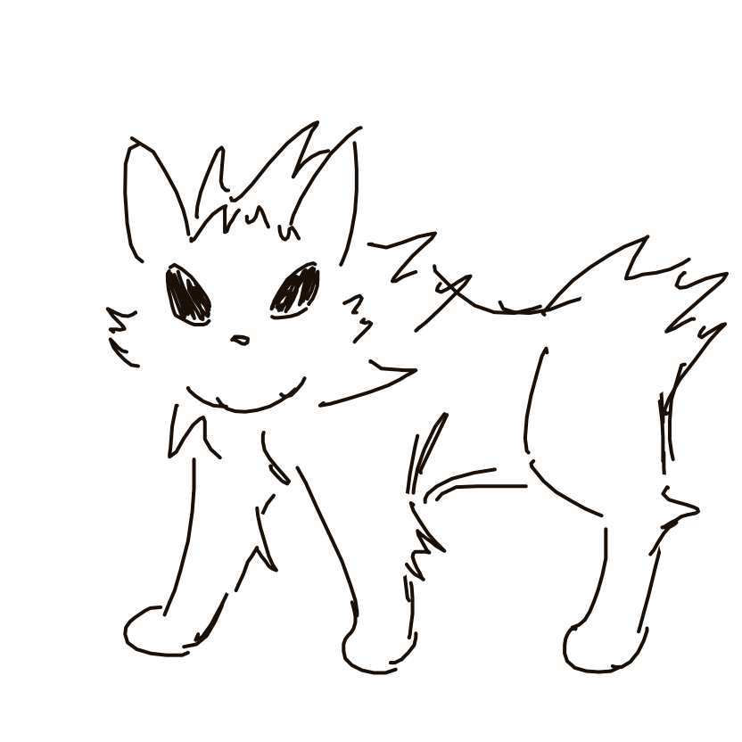 Kanjay's drawing of Jolteon — Pokémon sketch on Sketchdex
