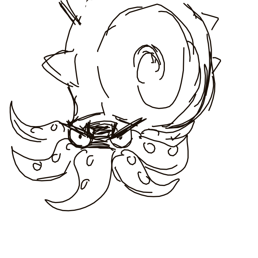 Kanjay's drawing of Omastar — Pokémon sketch on Sketchdex