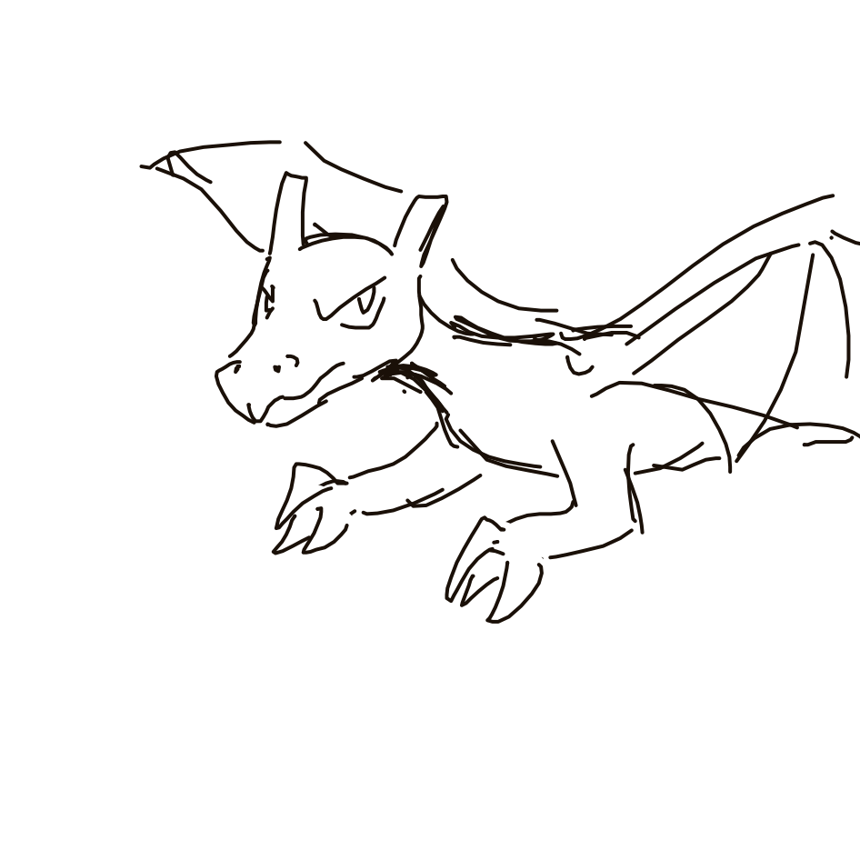 Kanjay's drawing of Aerodactyl — Pokémon sketch on Sketchdex