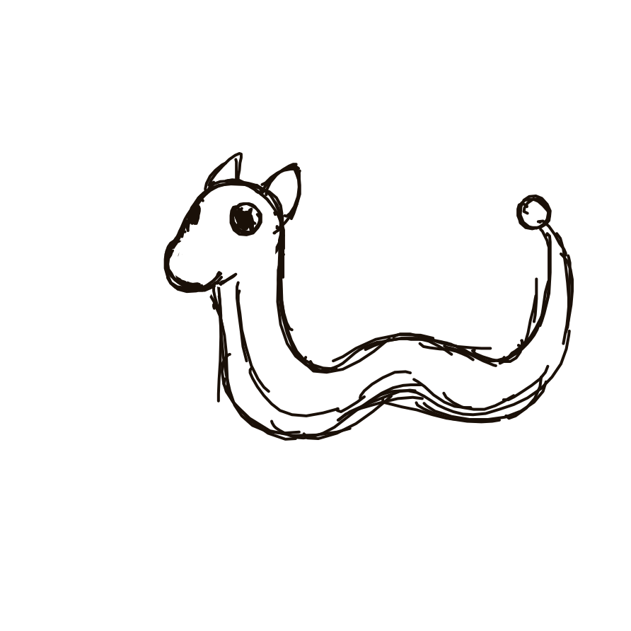 Kanjay's drawing of Dratini — Pokémon sketch on Sketchdex