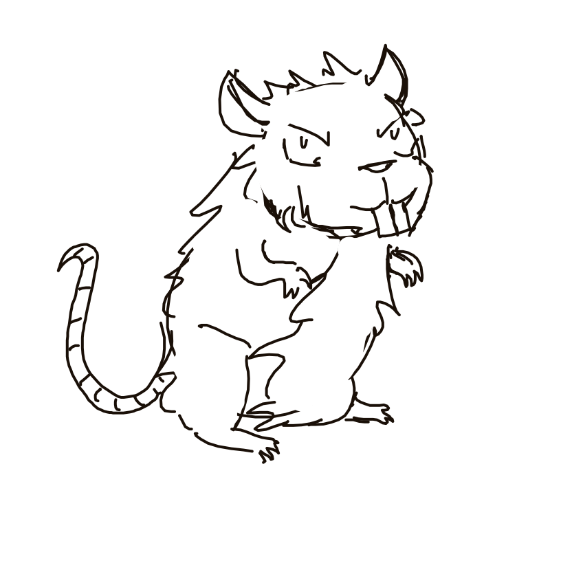 Kanjay's drawing of Raticate — Pokémon sketch on Sketchdex