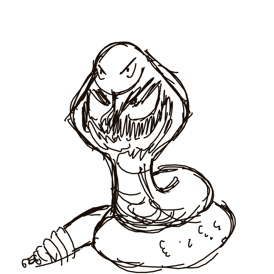 Kanjay's drawing of Arbok — Pokémon sketch on Sketchdex