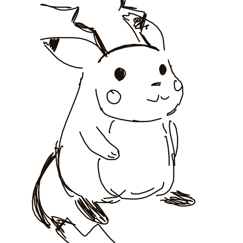 Kanjay's drawing of Raichu — Pokémon sketch on Sketchdex