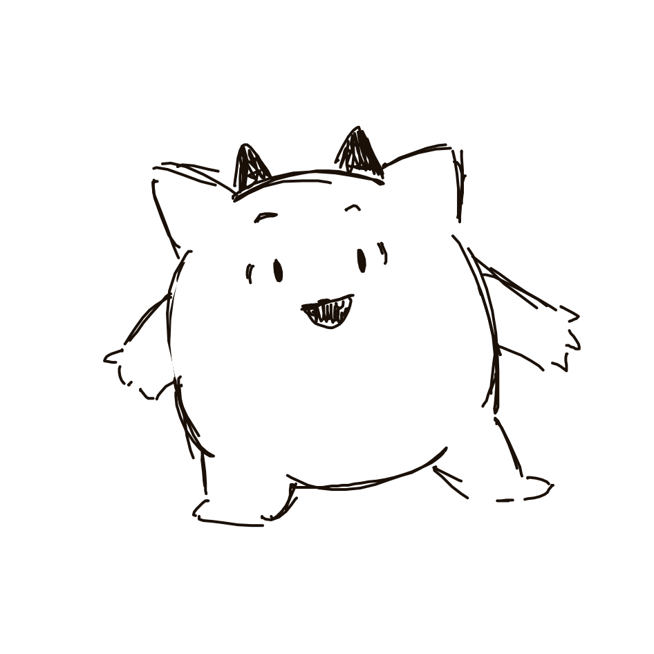 Kanjay's drawing of Clefairy — Pokémon sketch on Sketchdex