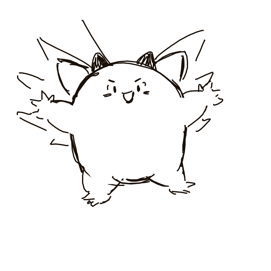 Kanjay's drawing of Clefable — Pokémon sketch on Sketchdex