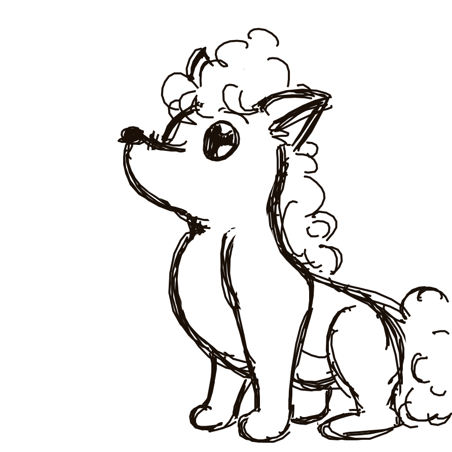 Kanjay's drawing of Vulpix — Pokémon sketch on Sketchdex