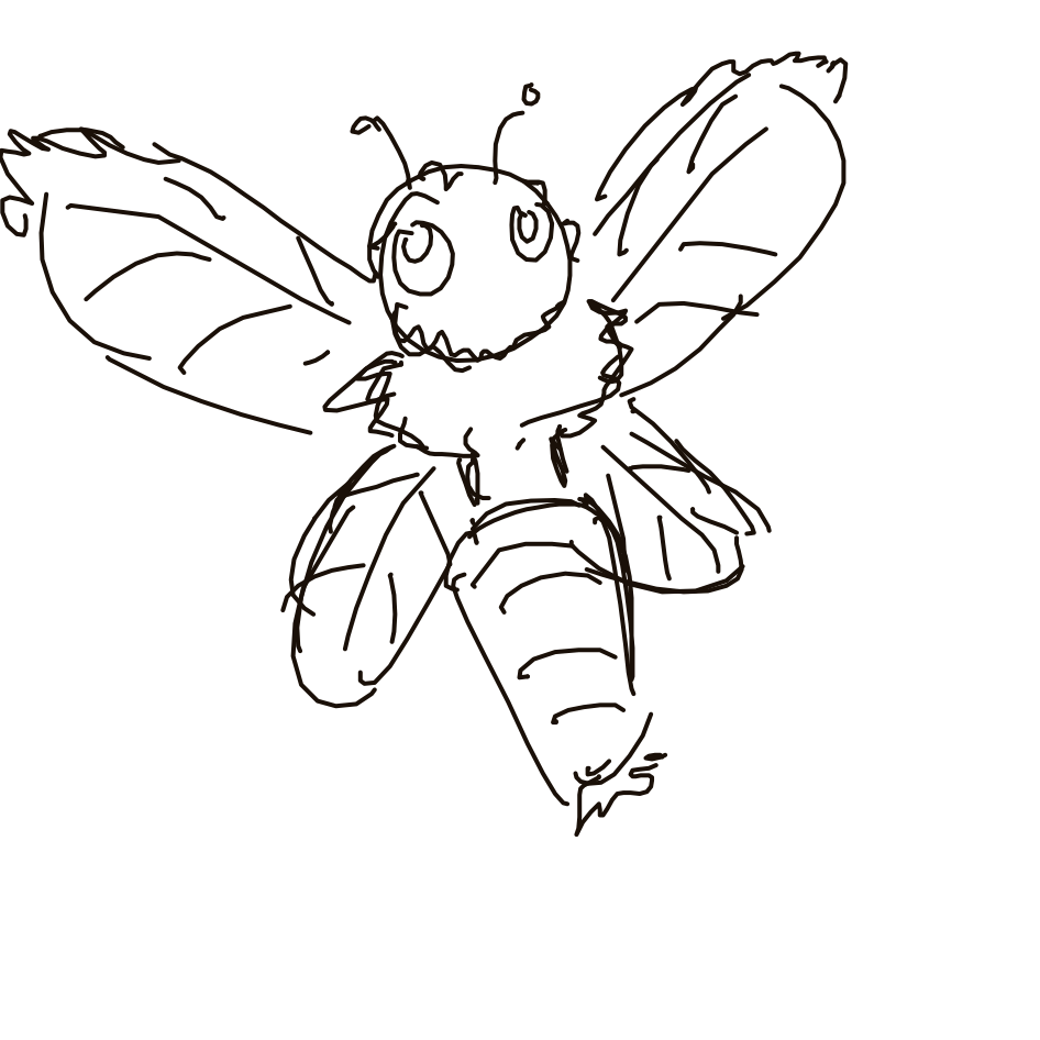 Kanjay's drawing of Venomoth — Pokémon sketch on Sketchdex