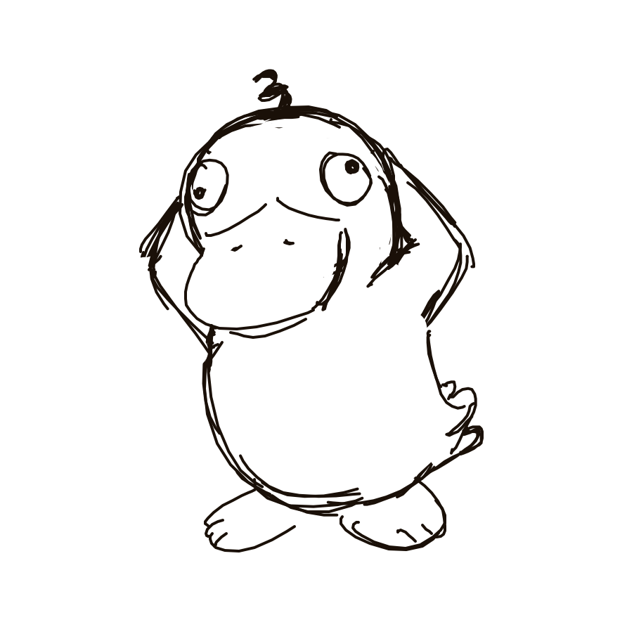 Kanjay's drawing of Psyduck — Pokémon sketch on Sketchdex