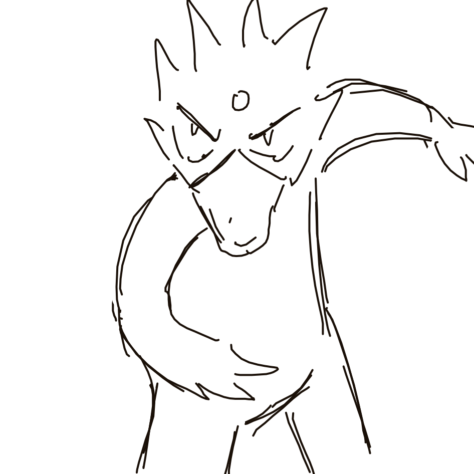 Kanjay's drawing of Golduck — Pokémon sketch on Sketchdex