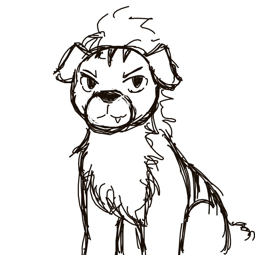 Kanjay's drawing of Growlithe — Pokémon sketch on Sketchdex