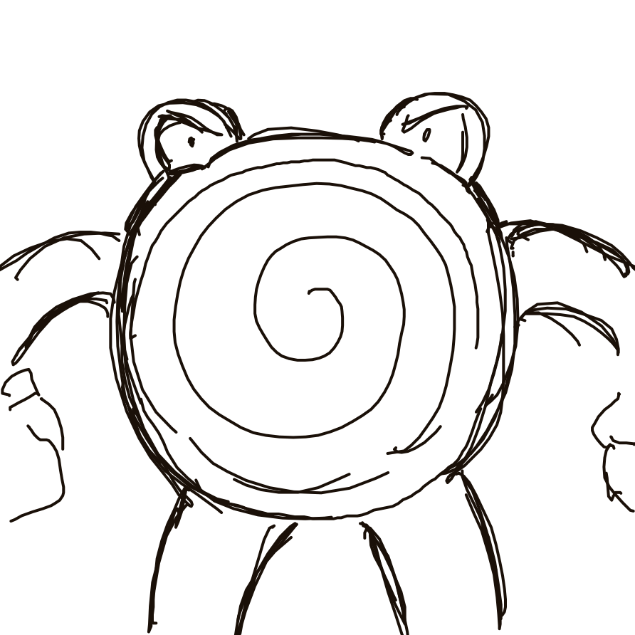 Kanjay's drawing of Poliwrath — Pokémon sketch on Sketchdex