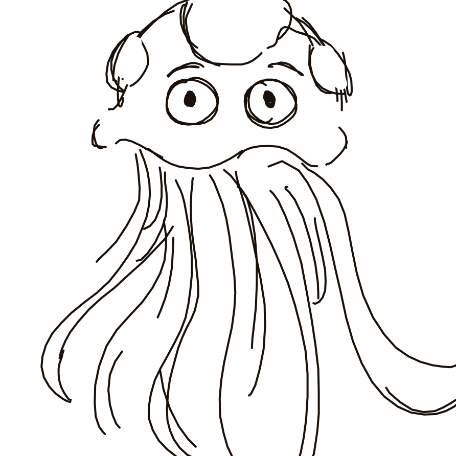 Kanjay's drawing of Tentacool — Pokémon sketch on Sketchdex