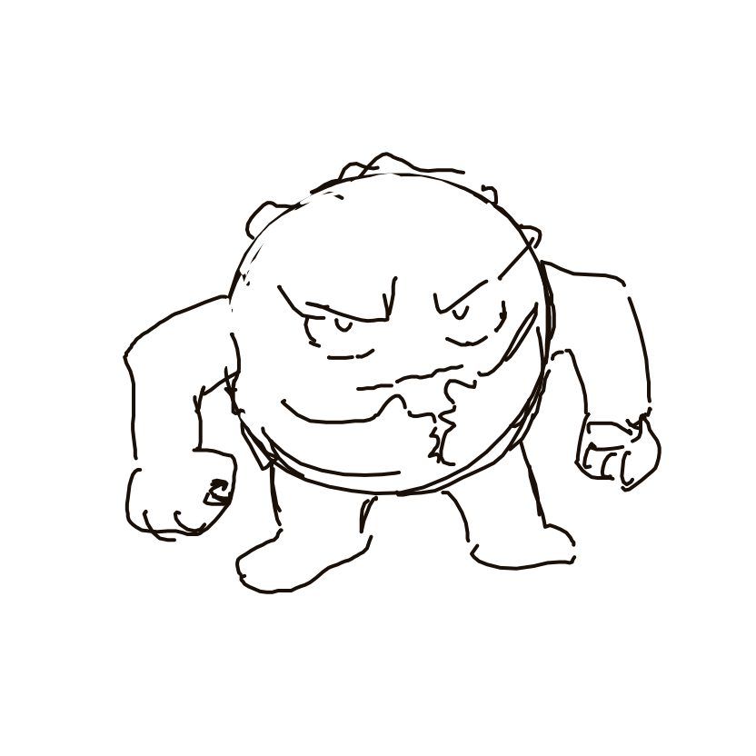 Kanjay's drawing of Graveler — Pokémon sketch on Sketchdex