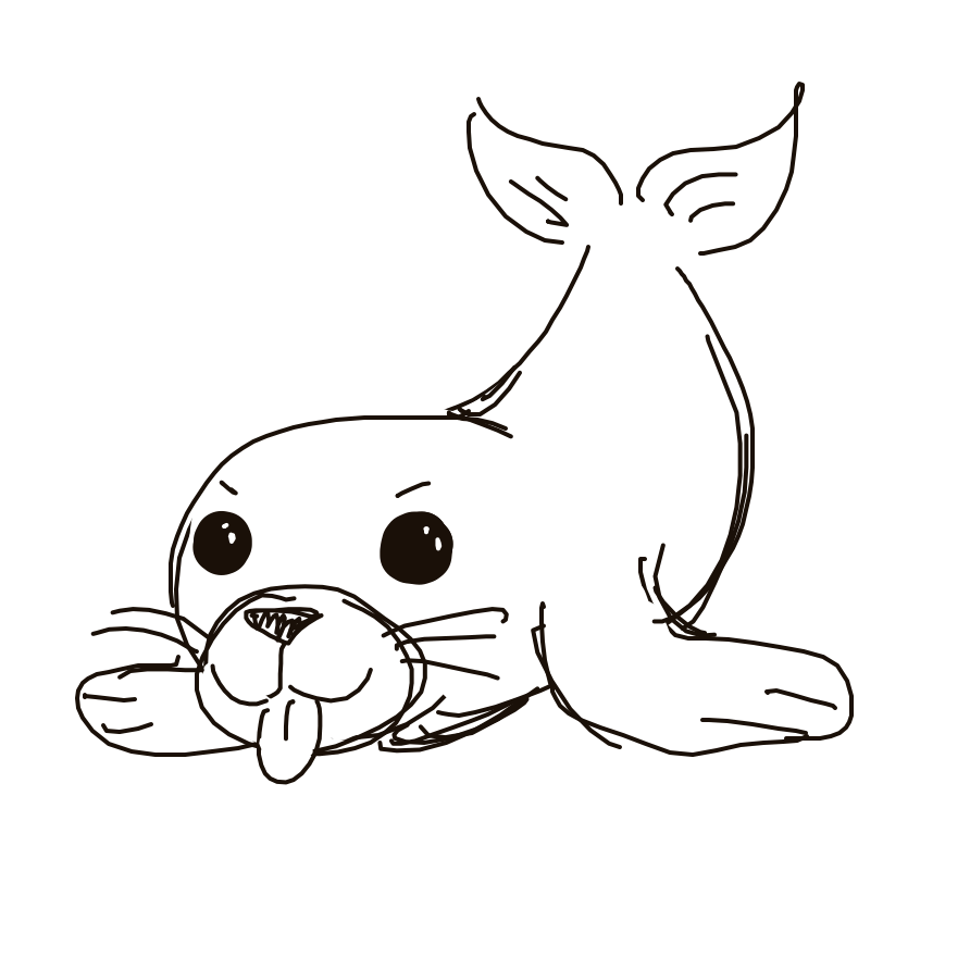 Kanjay's drawing of Seel — Pokémon sketch on Sketchdex
