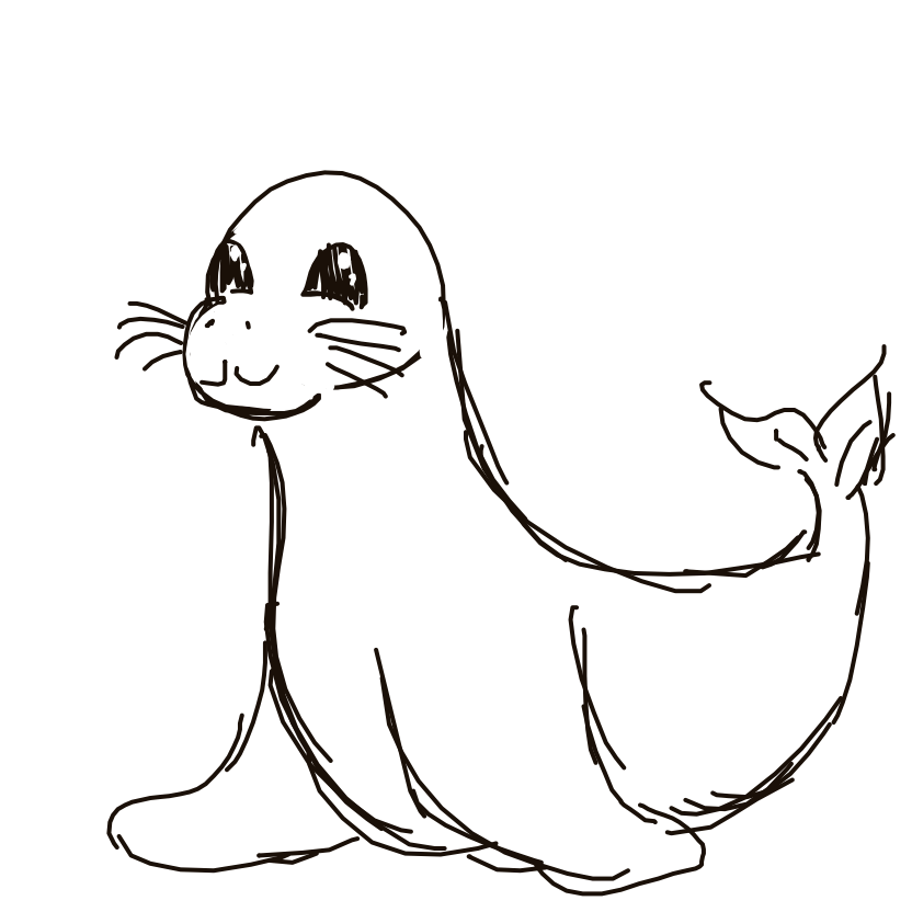 Kanjay's drawing of Dewgong — Pokémon sketch on Sketchdex