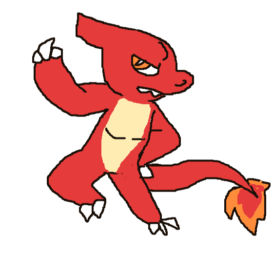 buizel28's drawing of Charmeleon — Pokémon sketch on Sketchdex