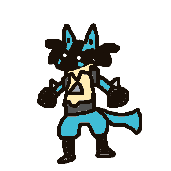 gomykrais's drawing of Lucario — best Pokémon fan art on Sketchdex