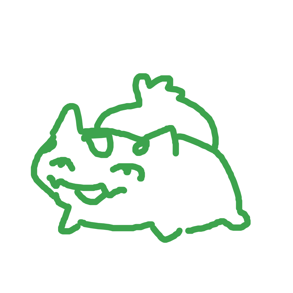 PrimalStarmie414's drawing of Bulbasaur — Pokémon sketch on Sketchdex