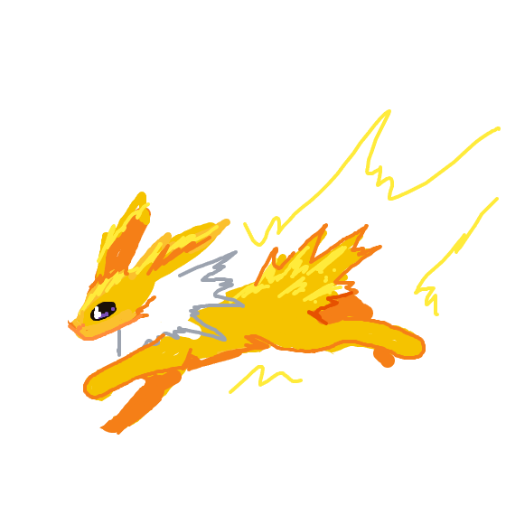 Soupsoup's drawing of Jolteon — Pokémon sketch on Sketchdex