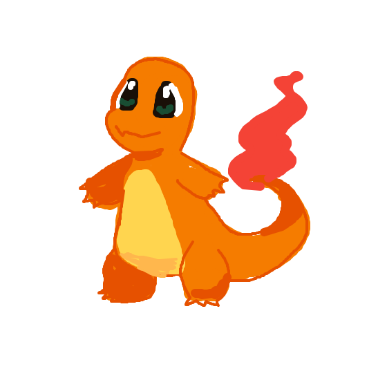 Soupsoup's drawing of Charmander — Pokémon sketch on Sketchdex