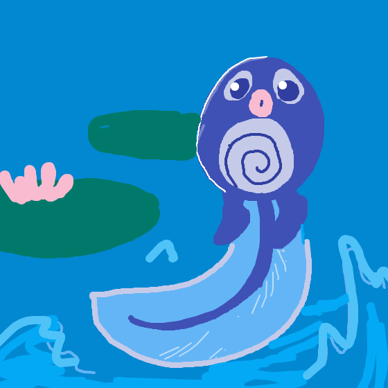Soupsoup's drawing of Poliwag — best Pokémon fan art on Sketchdex