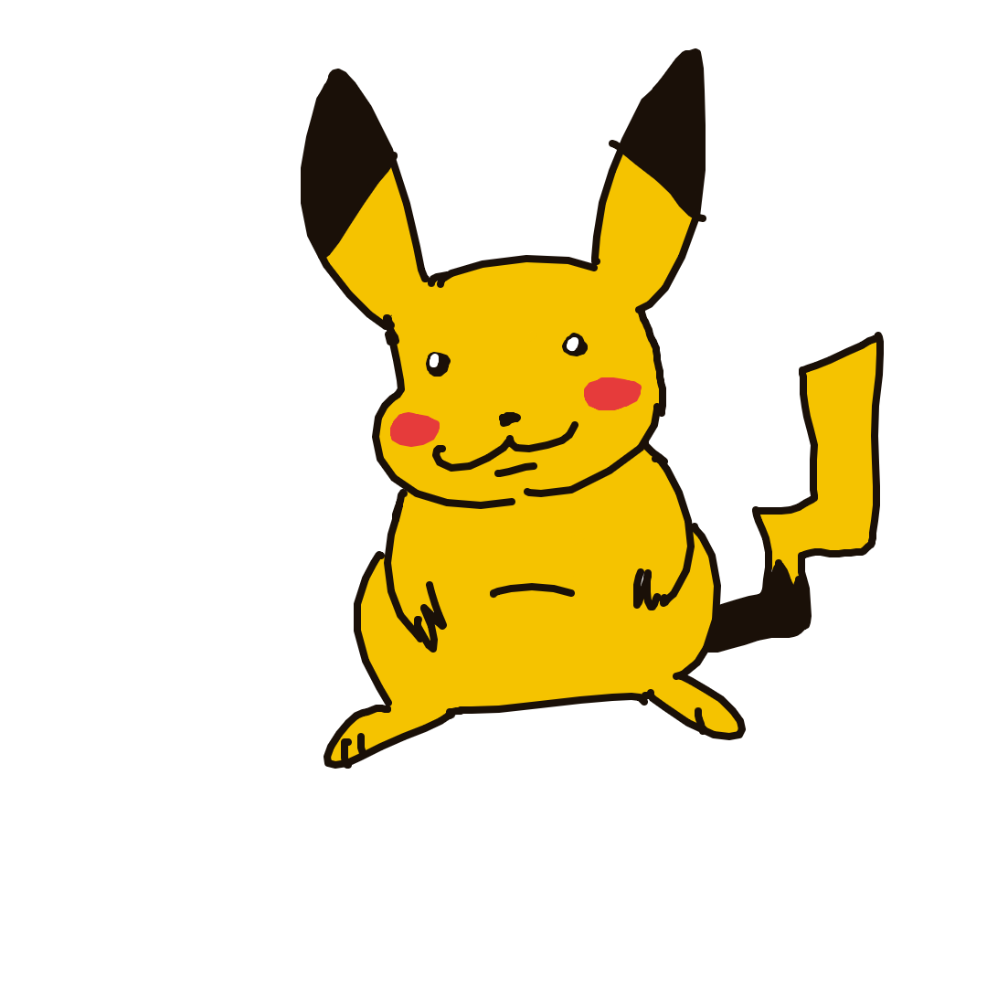 ZenGolem155's drawing of Pikachu — Pokémon sketch on Sketchdex