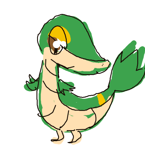 PrimalJolteon387's drawing of Snivy — Pokémon fan art on Sketchdex