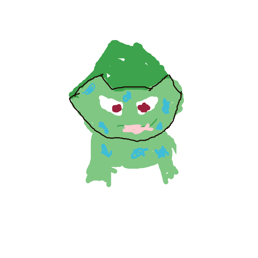 LegendaryLapras878's drawing of Bulbasaur — Pokémon sketch on Sketchdex